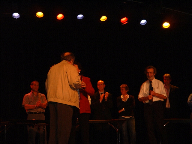 Remise de la Mdaille de Vermeil USCF  Bernard Mas